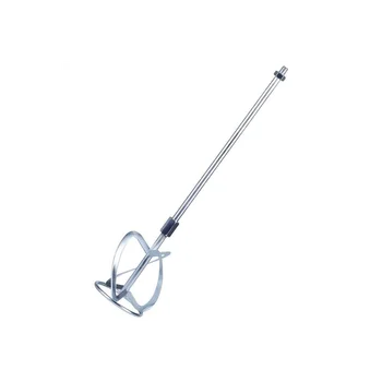 Verf En Modder Mixer Roeren Staaf Voor Boor Roermachine Mengstaaf Betonmortel Mixer, Zilver