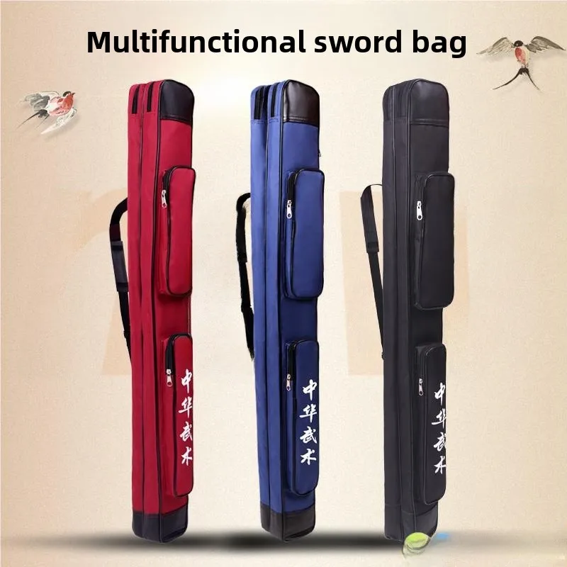 

Утолщенная водонепроницаемая сумка для меча из ткани, чехол для снаряжения для боевых искусств, чехол для меча для тай-чи, двухслойная сумка из ткани Baable Ox