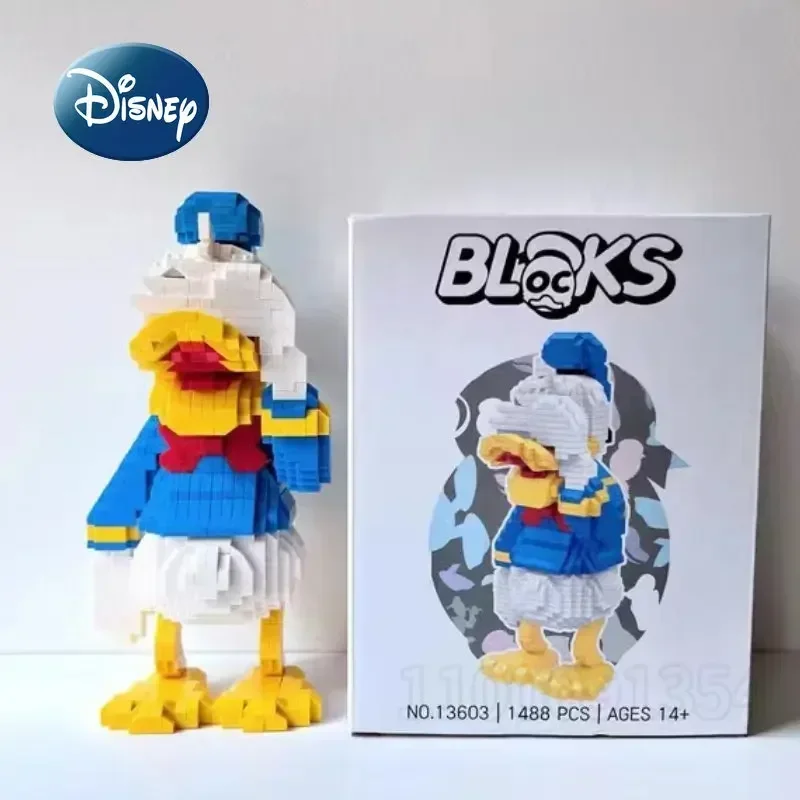 Topolino Minnie Nuovo Blocco da costruzione per bambini Cartone animato Modello 3D Giocattolo Building Block Giocattolo educativo per bambini Regalo di compleanno