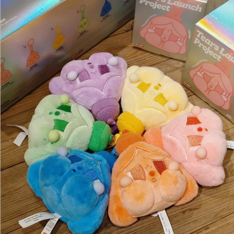 

Оригинальный Pop Mart Crybaby Tear Launch Project Series: Слепая коробка-сюрприз с кавайным брелоком-подвеской для сумки, игрушка для девочек