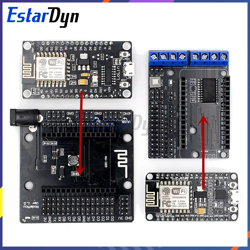 Wireless Module CH340/CP2102 NodeMcu V3 V2 Lua WIFI Internet of Things Develop Board based ESP8266 ESP-12E with PCB Antenna