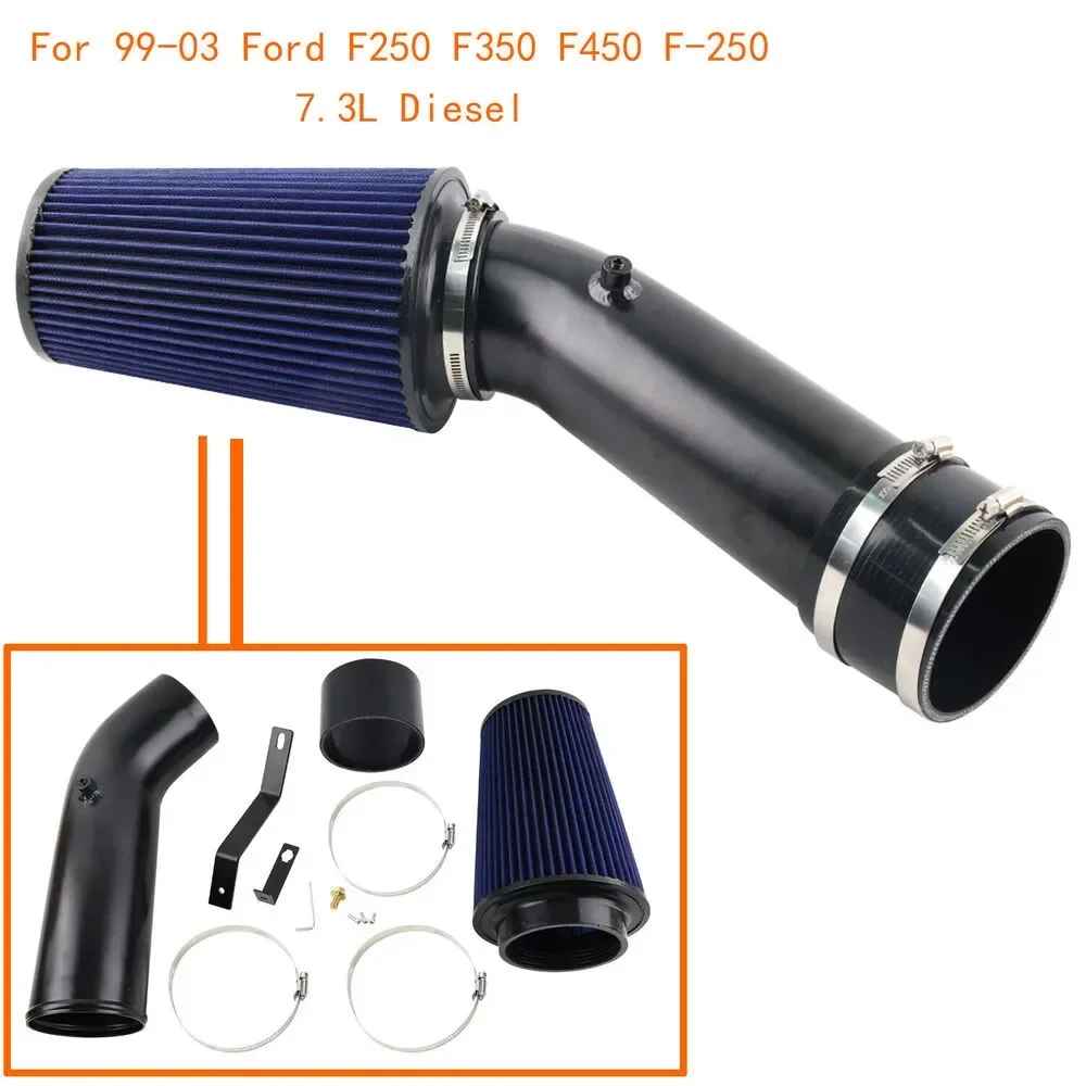 Cold Air Intake Pipe Filter Kit For 1999.5-2003 F250 F350 F450 Super Duty 7.3L Powerstroke Diesel Engine Parts