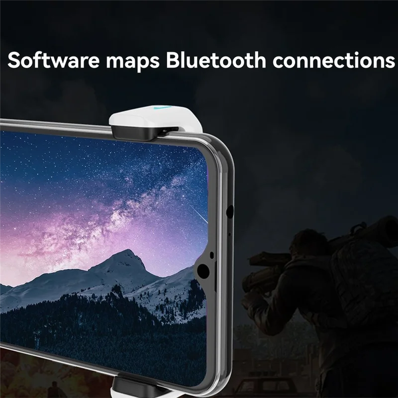 

A73E-многофункциональная кнопка ET200 PUBG игровой гаджет Asupports Bluetooth автоматический пистолет под давлением игровая ручка для Android