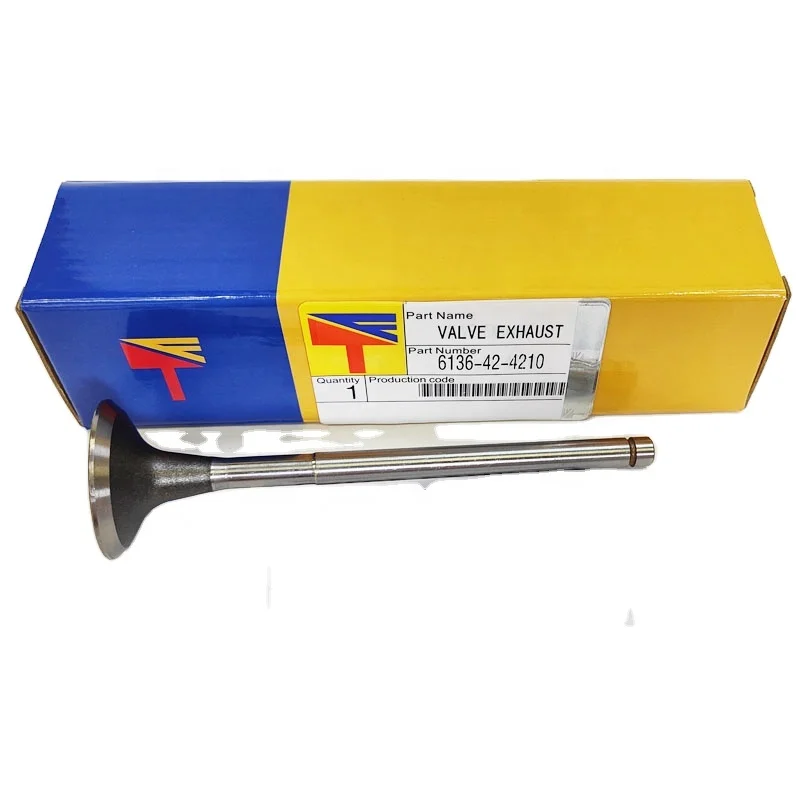 

Engine Parts VALVE EXHAUST 6136-42-4210 for Engine S6D110