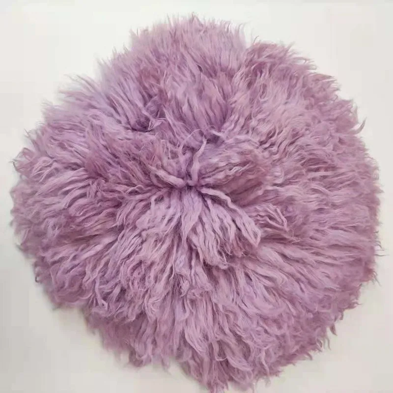 ❤️ الوليد التصوير الدعائم اكسسوارات بطانية صوف مستديرة استوديو الطفل صور الدعائم خلفية البطانيات الرضع تبادل لاطلاق النار وسادة #6