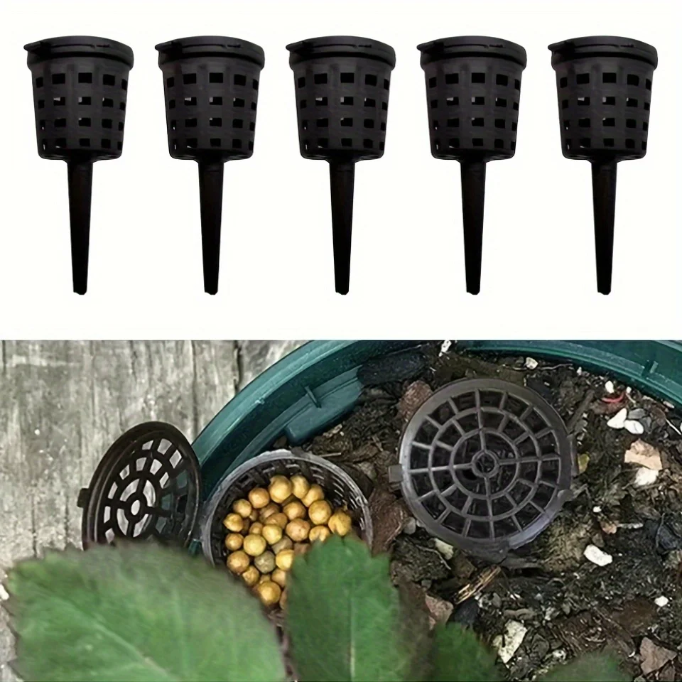 20/40 قطعة سلة الأسمدة مع غطاء صندوق الأسمدة بسهولة حمل جزء حاوية الأسمدة بونساي أداة حديقة صديقة للبيئة