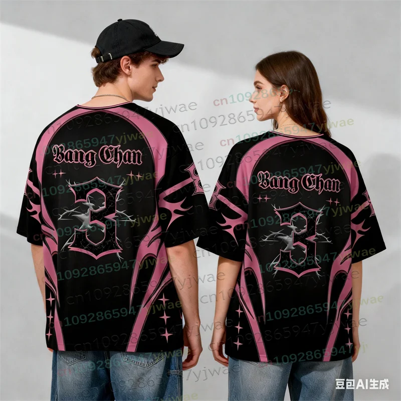 

Футболка унисекс Do It 2026 KPOP Concert TEE с изображением участников Феликса и Банчана, подарок для фанатов, свободная модная уличная одежда, косплей-футболка, топы