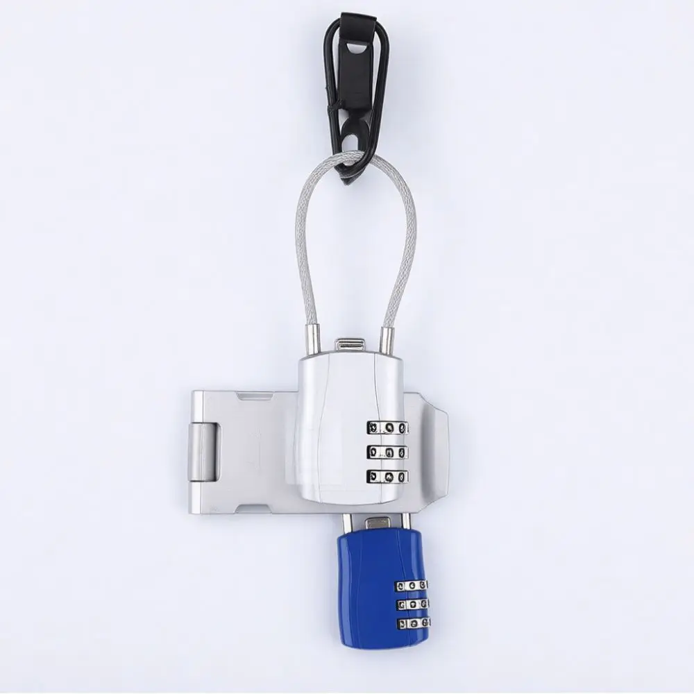 Keyless Combination Padlock Portable Steel Wire Lock Mini For Gym Locker Travel Suitcase Backpack Drawer Hardware