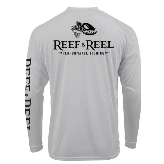 Reef & Reel-Camiseta De manga larga para pesca para hombre, actividades al aire libre, senderismo, pesca, protección solar, Camisa De rendimiento, 2023