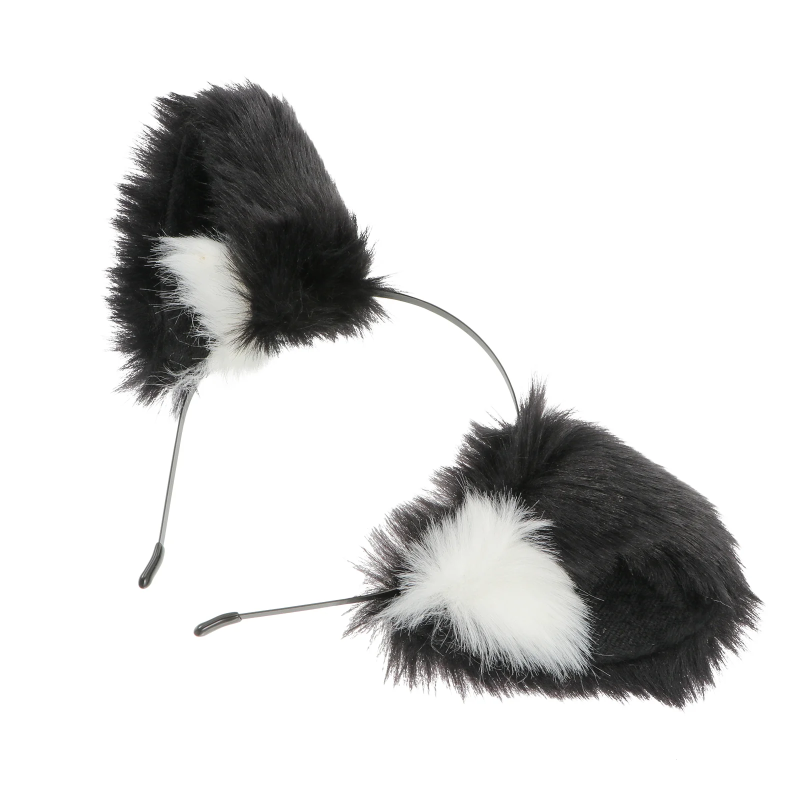 Props Dance Ear Socket Plush Hair Accessories Three-dimensional Cat Headband Miss White Fabric Beanie Headdress