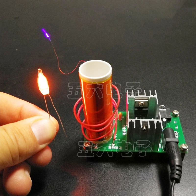 Mini Tesla Coil Diy Kit Electronics Empty Lights Technology Diy Module for Funny Experiment