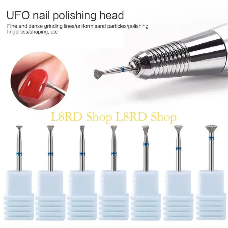 L8rd Bits forage à ongles professionnels, forets manucure pour machine à former à ongles électriques
