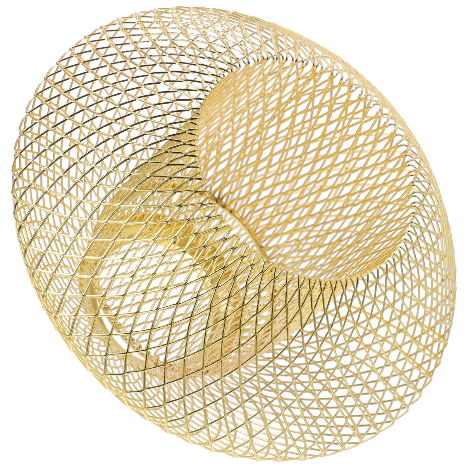 

Двухслойный ажурный абажур из металлической проволоки, ретро-металлическая рамка для лампы, сменный световой плафон для подвесных и настольных светильников, декор