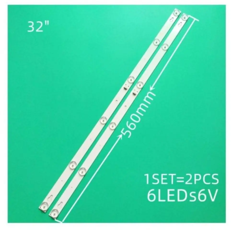 

LED Lighting for Toshiba TCL 32S4900 32L2600 32L2800 32L2900 L32S4900S TOT 32D2900 Thomson 32HB5426 LVW320CS0T LED32D2930, 2 pcs