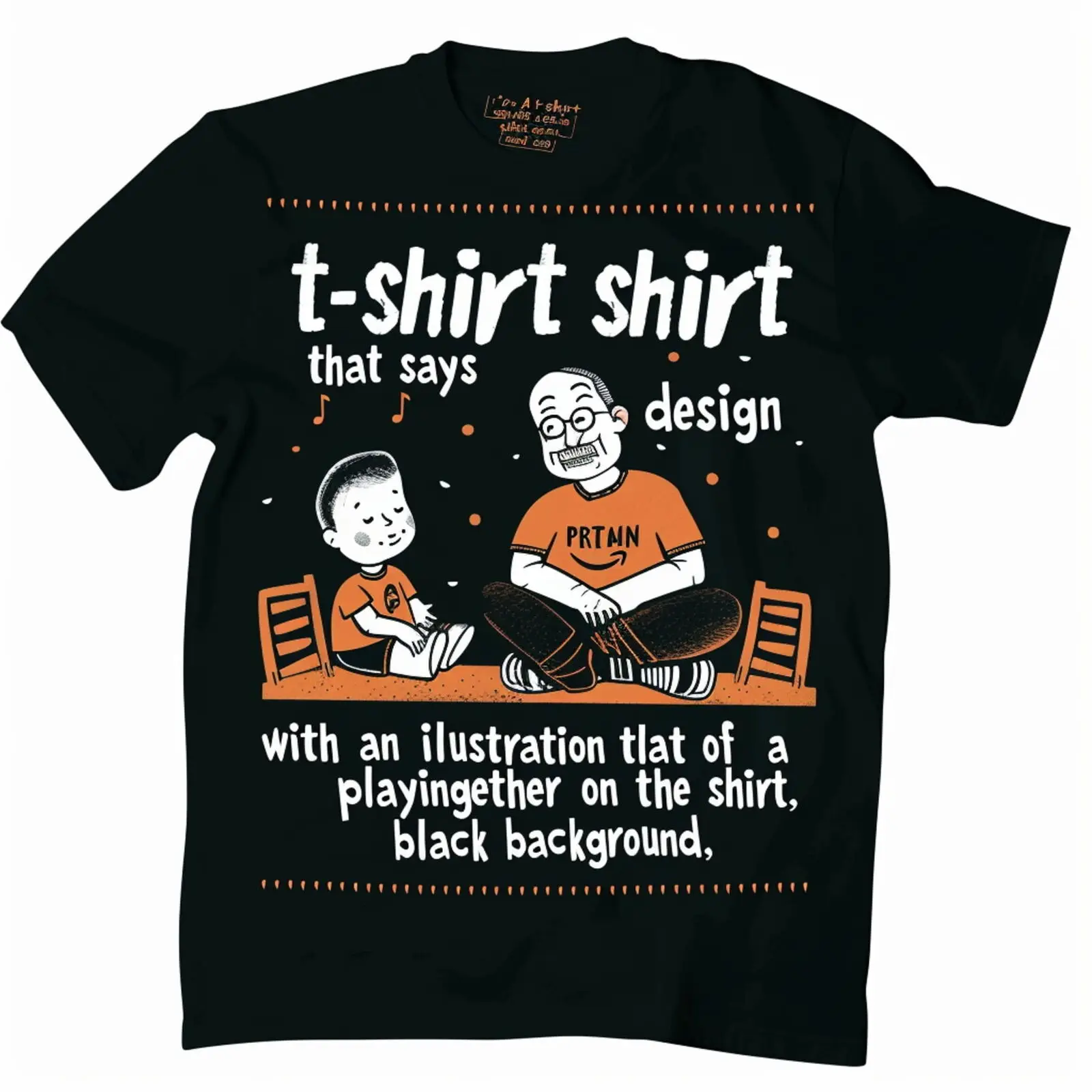 

Family Love Shirt: ' Is My Favorite' Design on Black Tee
