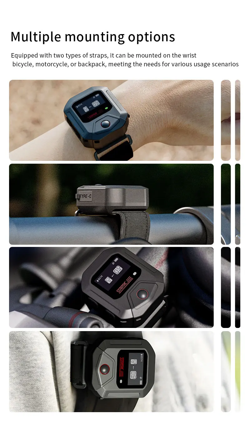Action 5 Pro GPS Bluetooth-Fernbedienung für DJI Action 6 4 Sportkamera-Zubehör 25M Drahtlose Fernbedienung Armbanduhr – Detail 6