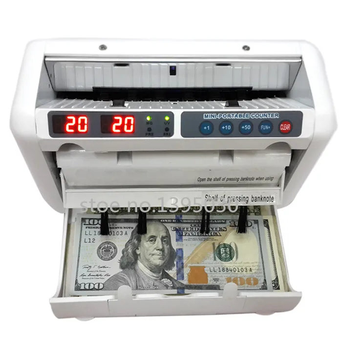 Money Counter Machine Suitable for EURO DOLLAR Multi-Currency Compatible Money Currency Counter 110V/220V OK1000