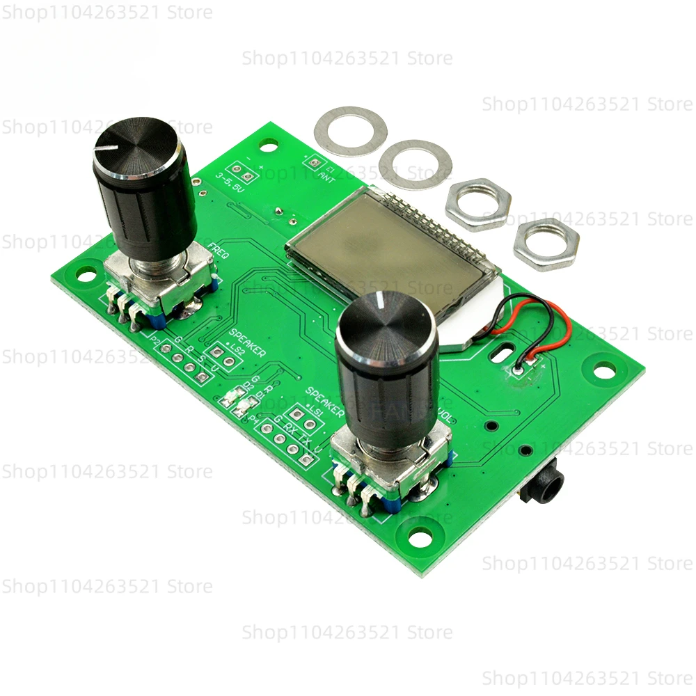 DSP PLL Digital Stereo FM Radio Receiver Module Board 87-108MHz With Serial Control Frequency Range 50Hz-18KHz Controller