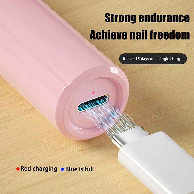 Handheld draagbare mini-nageldroger en ondersteuning voor snelle uitharding voor kleurengel Sneldrogende nail art uithardende gellak nagellijm