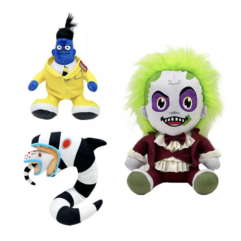 Beetlejuice doll Toys Movie Periphery doll Cute Soft Stuffed Home Decor Game Pillow Dolls For Kids Birthday Christmas Gift