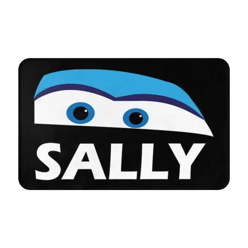 Custom Sally Carrera Cars Front Door Mat Anti-Slip Outdoor Absorbent Doormat Floor Bathroom Entrance Rug Carpet