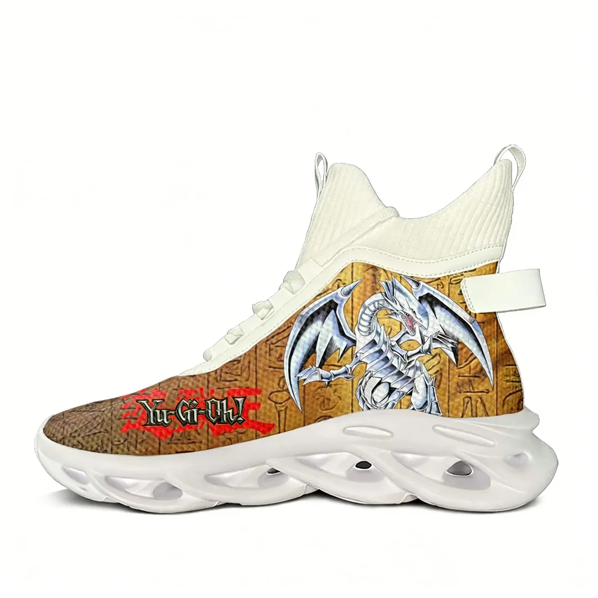 

Кроссовки Yu Gi Oh Anime High Top Flats, мужские и женские кроссовки Yugi Muto для пеших прогулок, легкая обувь для путешествий и альпинизма, кроссовки для бега