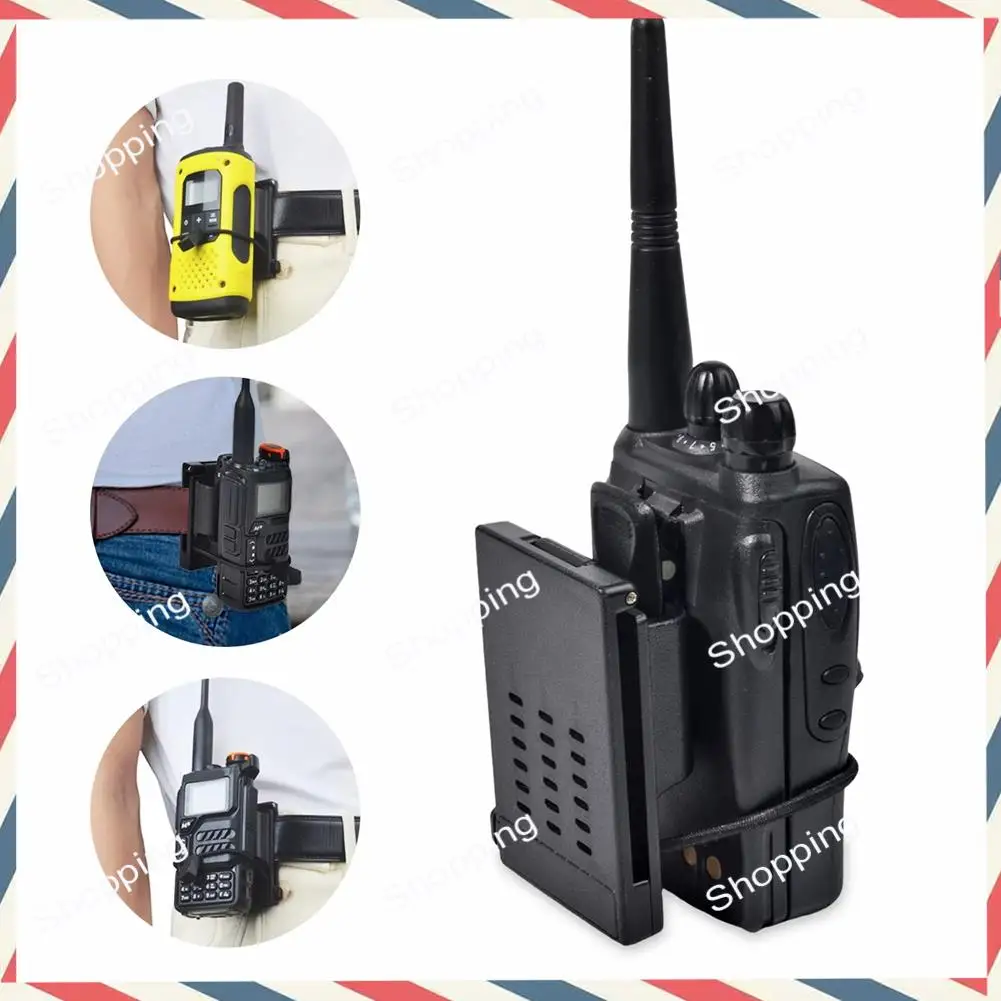 M20K 2PCS Tactical Radio Holder Intercom Radio Holder Belt Clip For Quick Release Intercom Radio