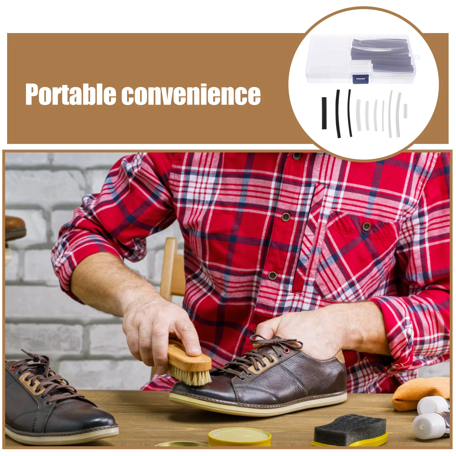 

78pcs Shoelace Tips Repair Kit Shrink Ends Tools Replacement Caps Universal Lace Parts Sports Shoes Accessories