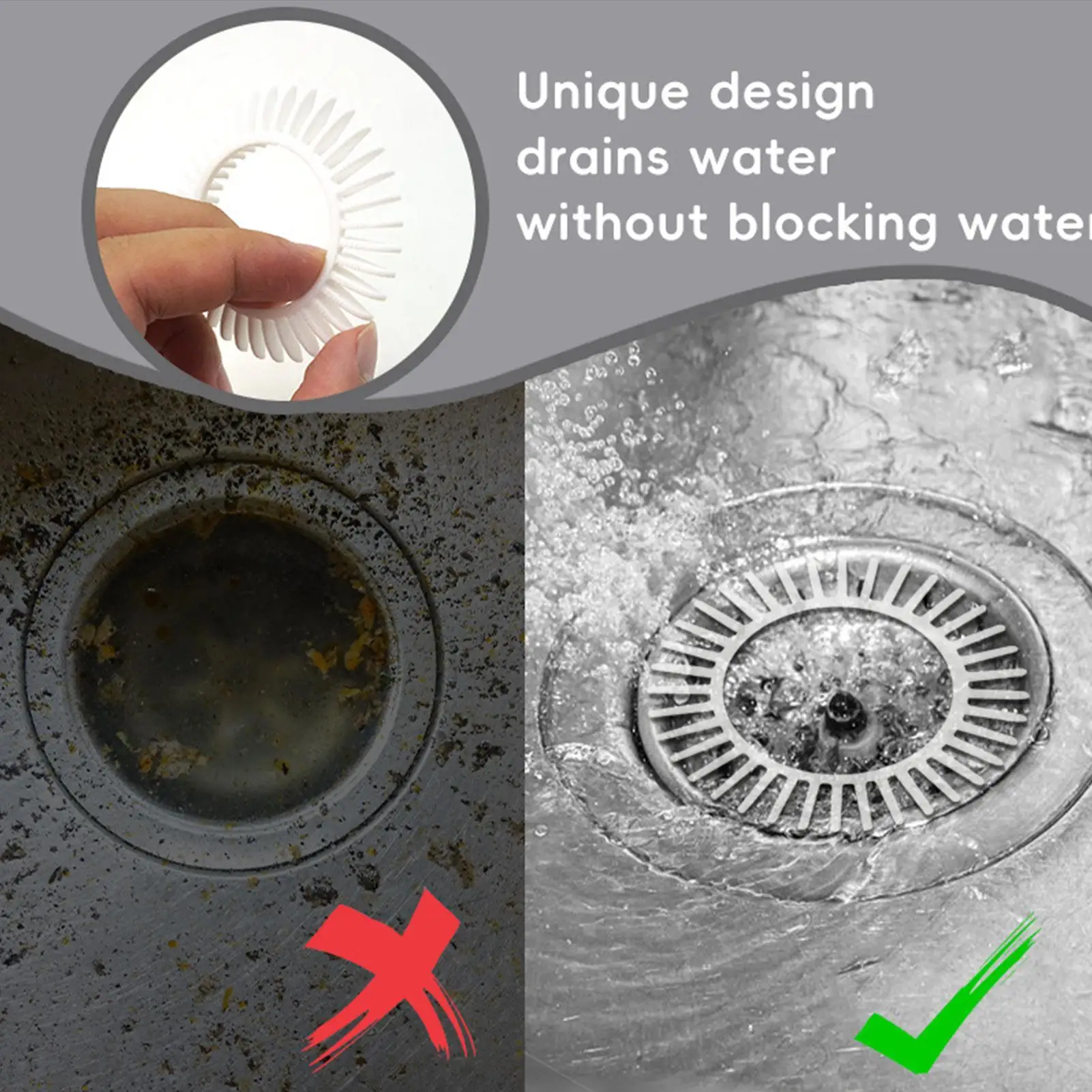 

Слив для душа, ловушка для волос, слив для умывальника, фильтры для волос, легкая очистка, корзина для фильтра против запаха, быстрый дренаж, ванная комната