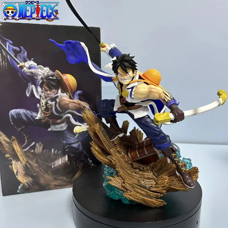 

Фигурка аниме, 29 см, D Luffy, ПВХ, фигурка героя, украшение комнаты, коллекционная статуя, модель куклы, игрушки для детей, подарки