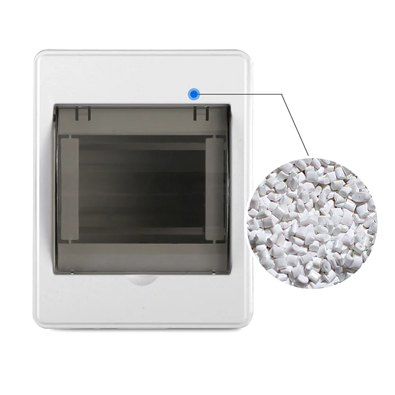 2-4Ways Junction Box Outdoor Transparent Cover Plastic Waterproof Electrical Distribution Box Circuit Breaker ABS Junction Box