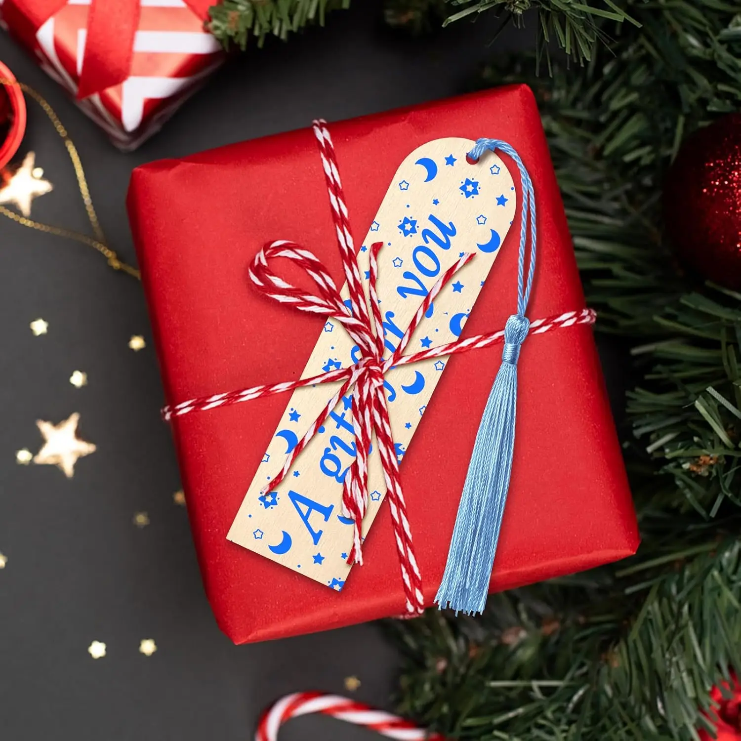 10/20/40/100 قطعة الإشارات المرجعية الخشبية الفارغة مع شرابات مجموعة DIY بها بنفسك الإشارات المرجعية الحرفية الخشبية علامة مربعة حفل زفاف عيد ميلاد ديكور #3