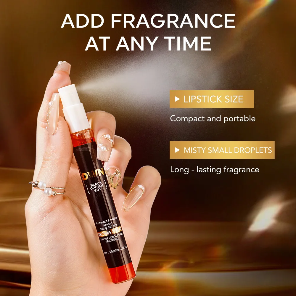 5-Piece 10ml Alcohol-Free Minimalist Luxury Fragrance Sprays | Fresh Delicate Floral Scent, Portable Home/Car Aromatherapy | Ide