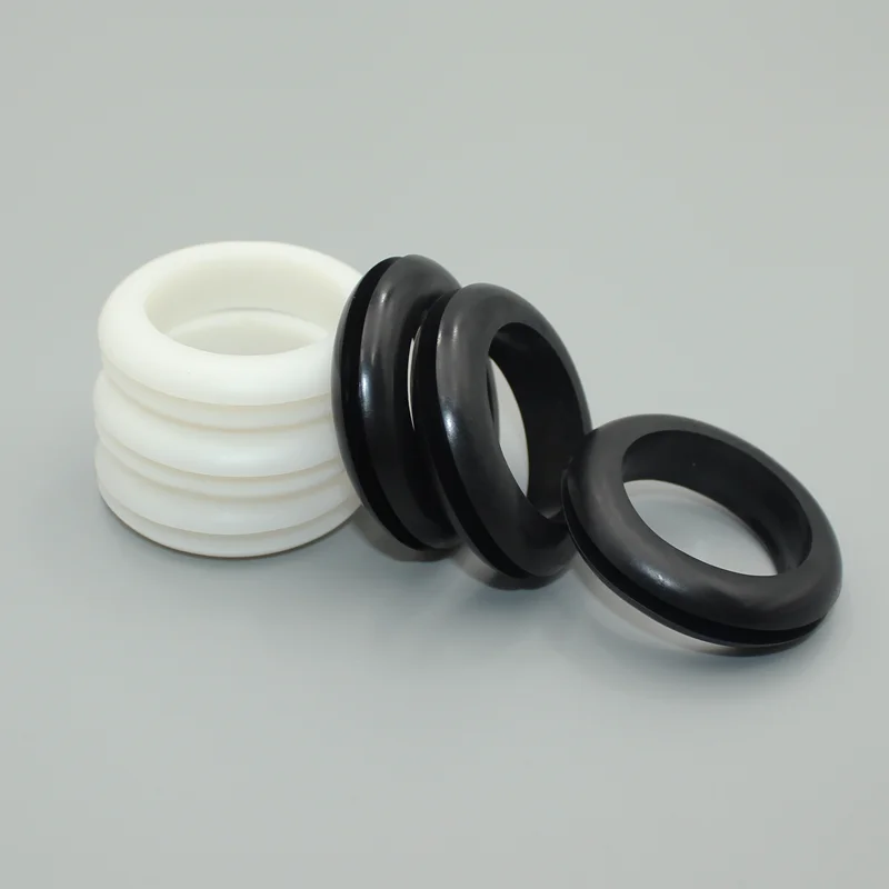 White Black Waterproof Protect Wire Tool Sealing Rubber Cable Grommet Kit Car Electrical Plug Conductor Sealing Gasket O Ring