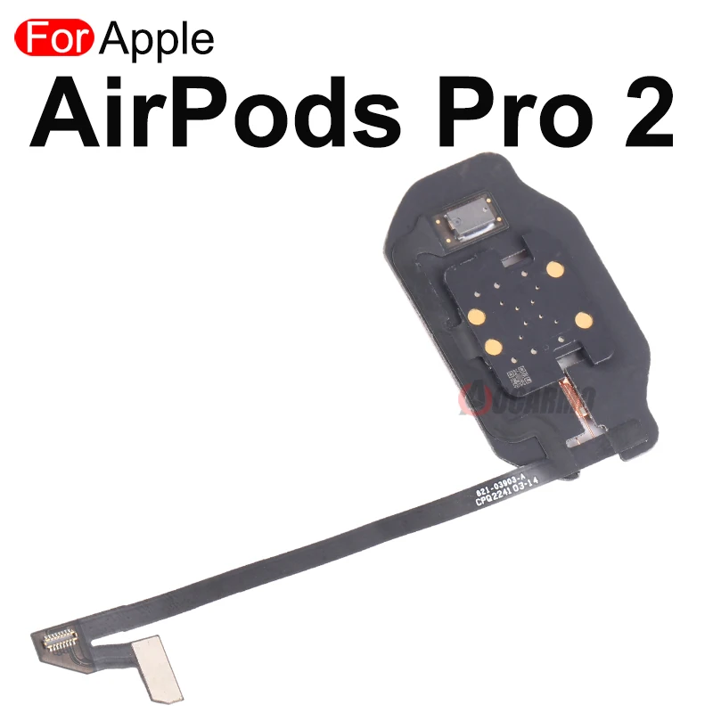 Aocarmo For AirPods Pro Pro2 AirPods3 Magsafe Charging Case Wireless Charging Module Flex Cable Replacement Part