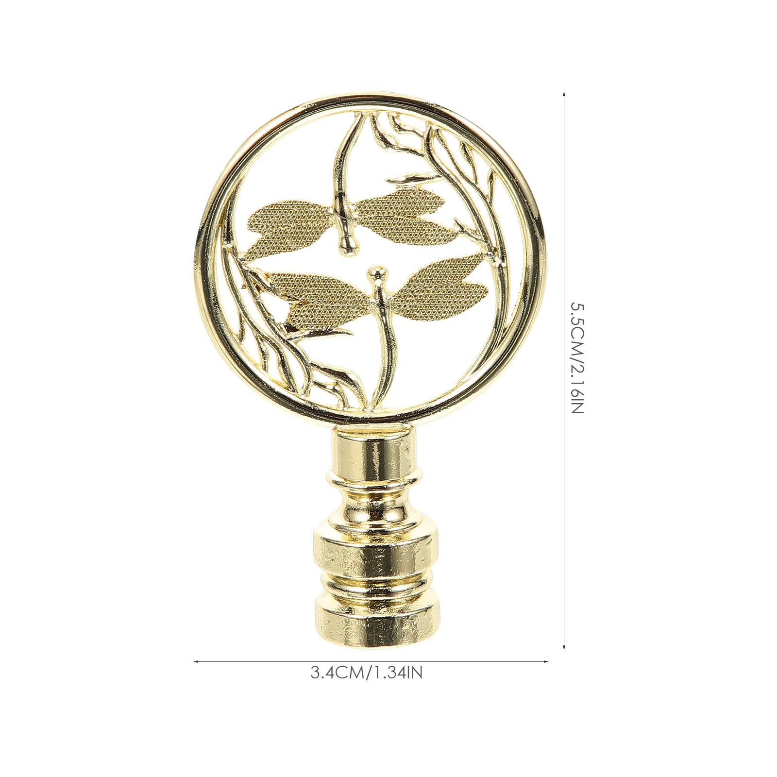 

Retro Finial Replacement Tapped Cap Decorative Light Knob For Lamp Shade Adjustable Brightness Harp Solid Caps Chic Desk Lamp