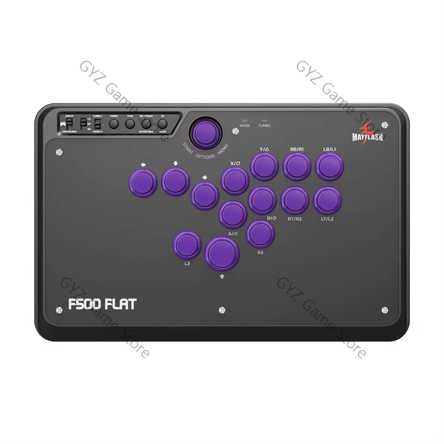 MAYFLASH F500 All Button Arcade Controllers FLAT Fight Stick For Xbox Series S/X, Xbox One/PS4/PC/NS,/Steam Deck/macOS Custom