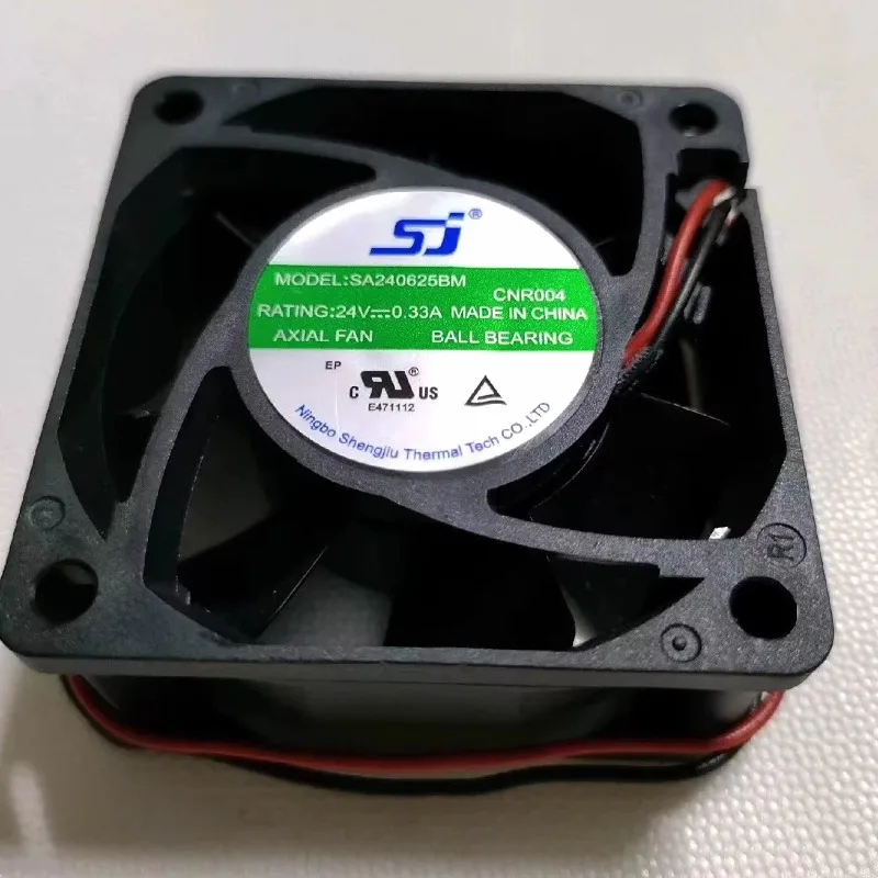 

Новый вентилятор для инвертора Sj SA240625BM 24V 0.33A, охлаждающий вентилятор 6025 6CM 60*60*25мм