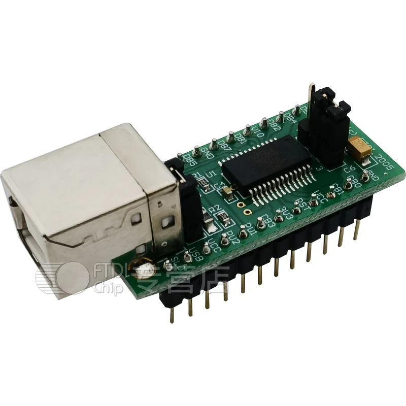 FTD حقيقية UM232R FT232R USB المسلسل UART 5V / 3V TTL وحدة التطوير