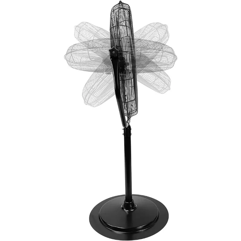 مروحة بقاعدة Maxx Air Industrial مقاس 30 بوصة، ومروحة تجارية قوية شديدة التحمل للمستودعات والمصانع والمساحات الكبيرة