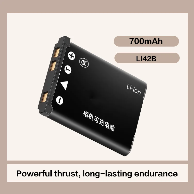 

For Olympus LI42B Battery For FE20 FE320 40B Camera NP45 EL10 Replacement High Capacity