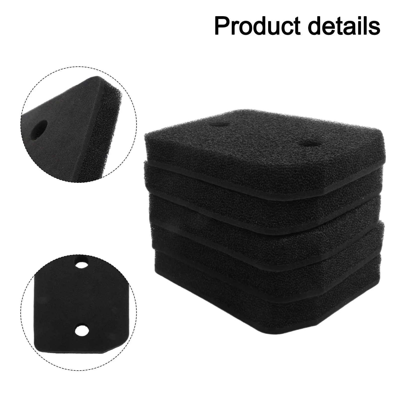 

5pcs Sponge Filter For Miele T1 9164761 Dryer Heat Pump Dryer Home Sponge Filter Mat Spare Parts Replacement Sweeper Accessories