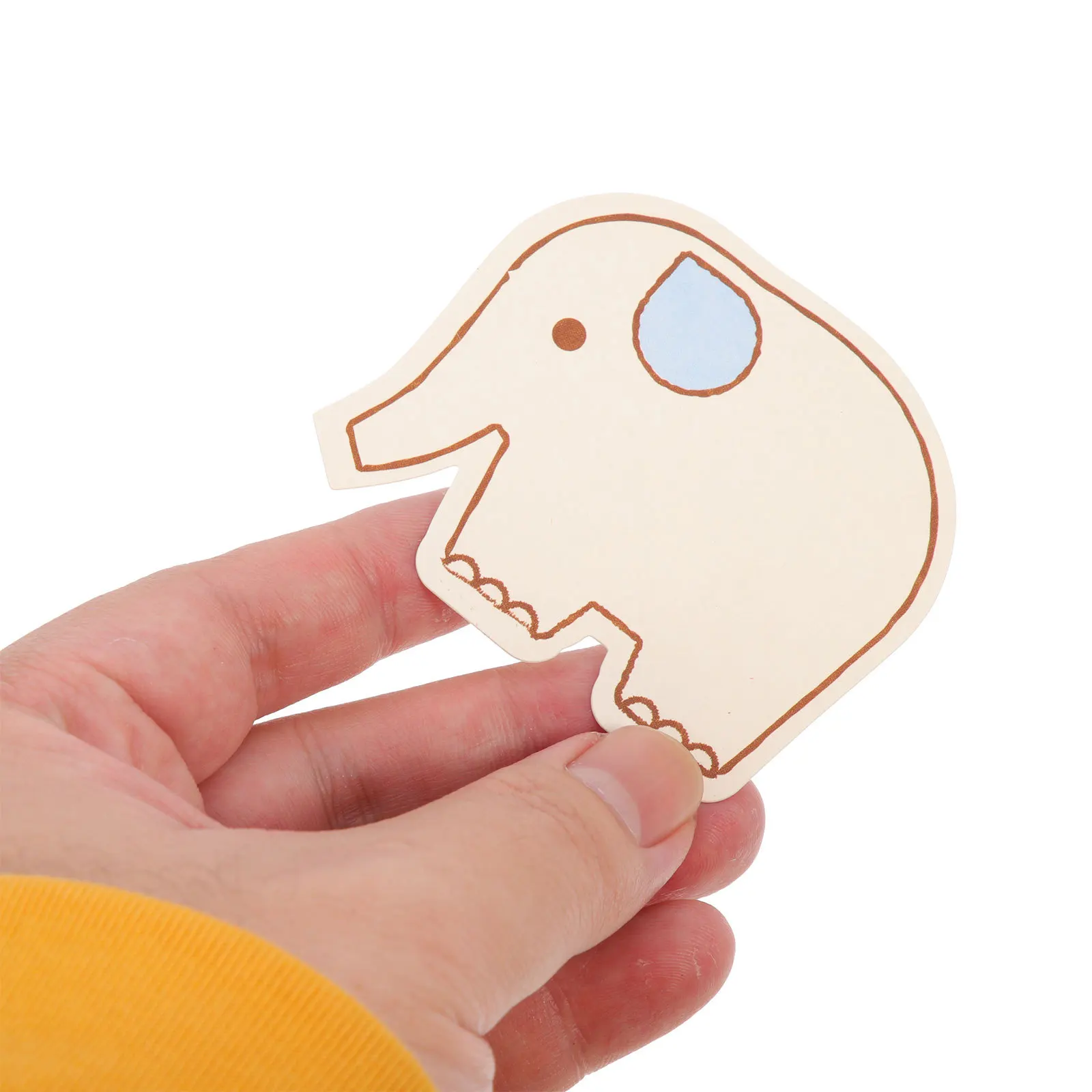 60Pcs Elephant Paper Study Cards Blank Round Corner Mini Cards for Organizing Prioritizing Writing and Bulk Card Blanks