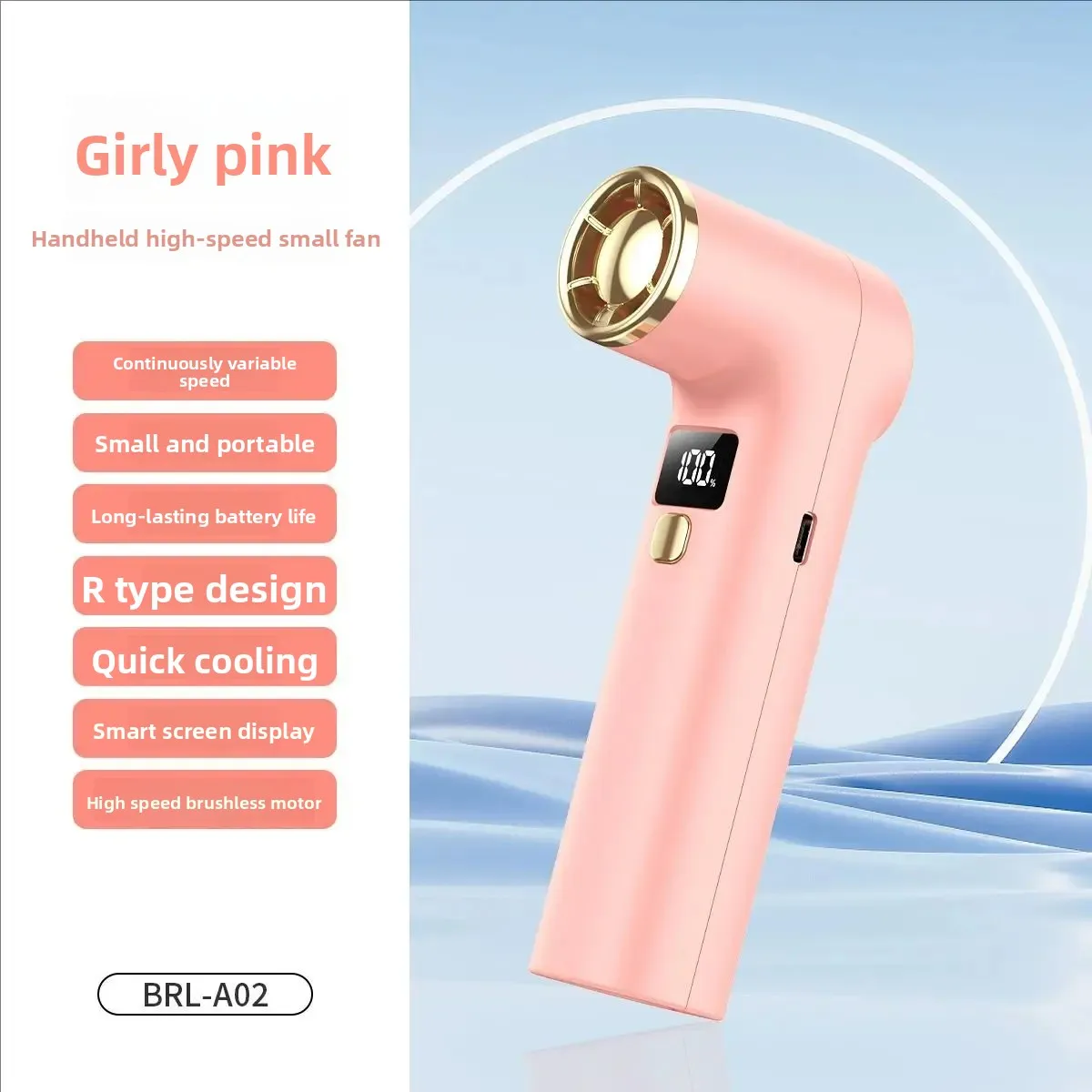 new blower-suction integrated fan outdoor portable violent turbine mini fan