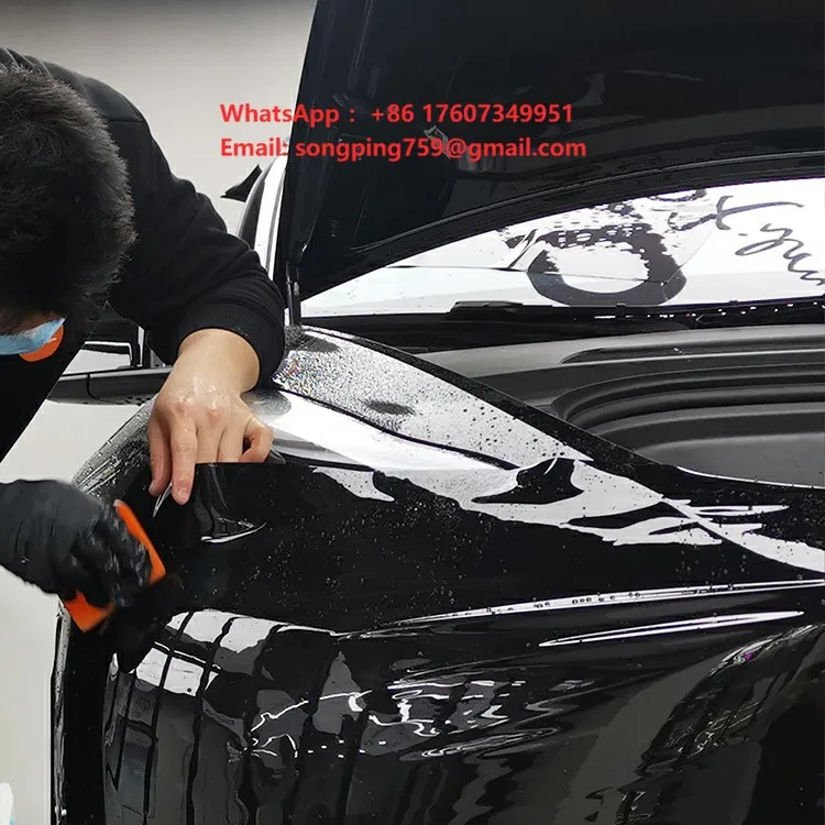 Self Healing Nano Coating Anti Scratch Automotive Body Paint Protection Wrapping  High Glossy Polyurethane TPU PPF Car Films