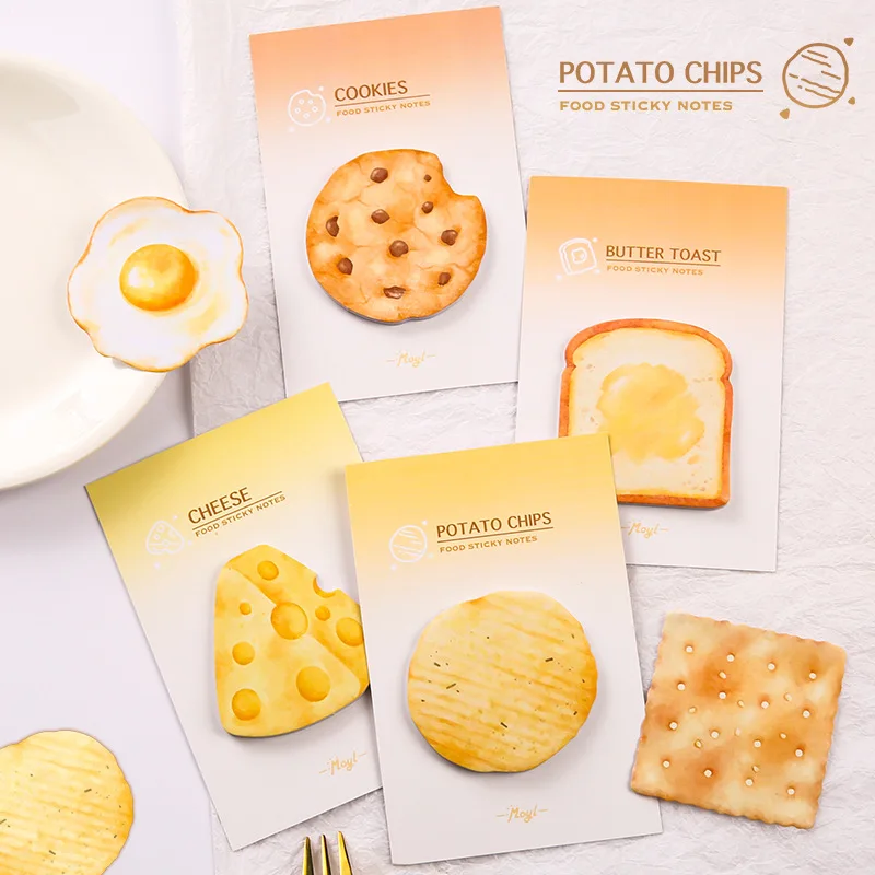 

Милый мультяшный тост, удобная наклейка, креативная наклейка «сделай сам», книжный маркер для студентов, вкладки, канцелярские принадлежности, школьные канцелярские товары, подарок