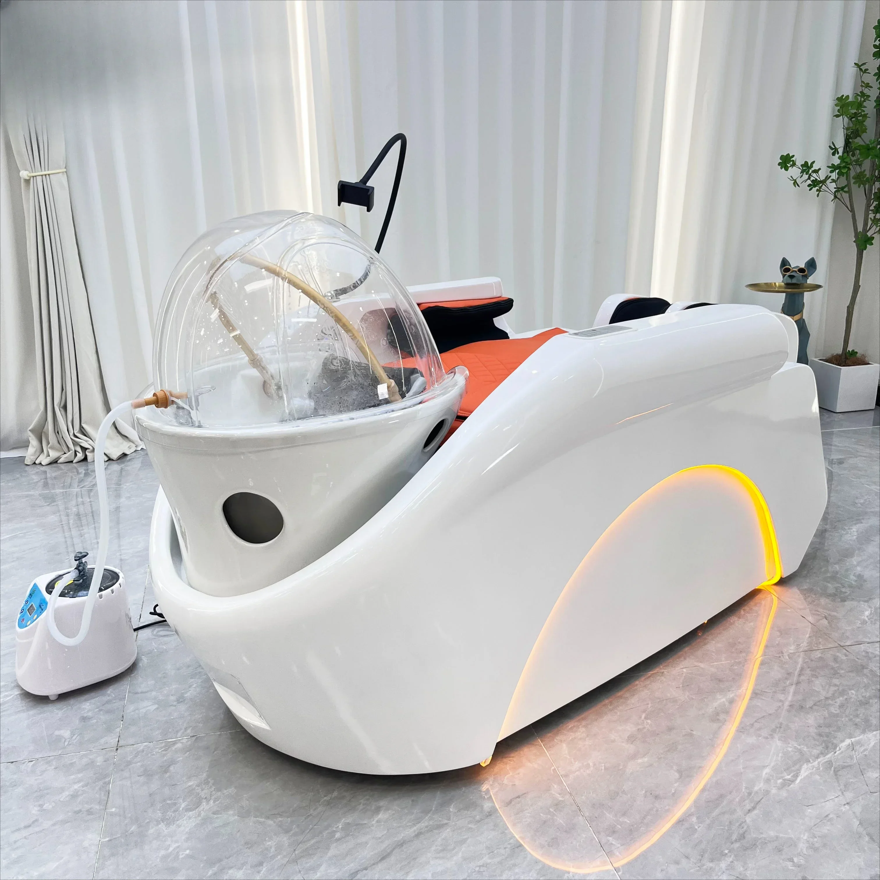 Salon Furniture Professional Head Spa Head Spa Bed Head Spa Table Washing Basin For Hair Salon Shampoo Chair Shampoo Basin