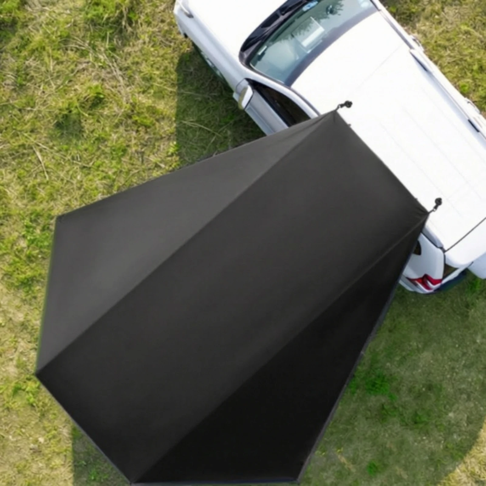 Butterfly-Shaped Vehicle Awning Silver-Coated SUV Rear Awning SUV Tent Lightweight for Camping, Tailgating