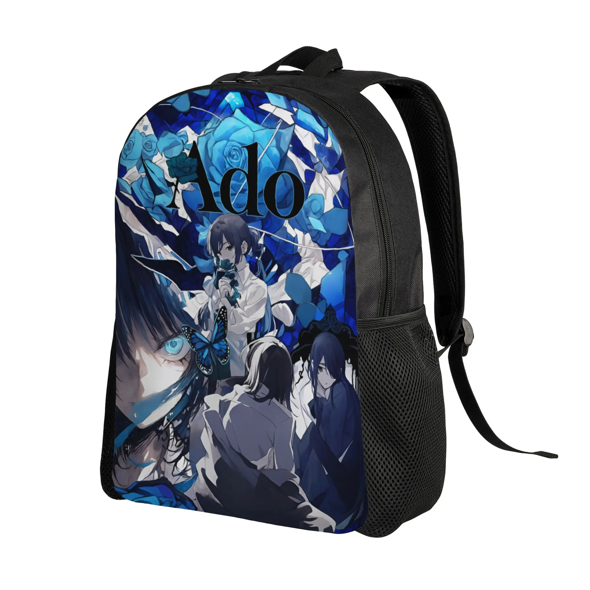 Ado Hibana World Tour Teenage Backpack Lightweight Student Business Anime Singer Daypack Laptop Computer Shoulder Bag