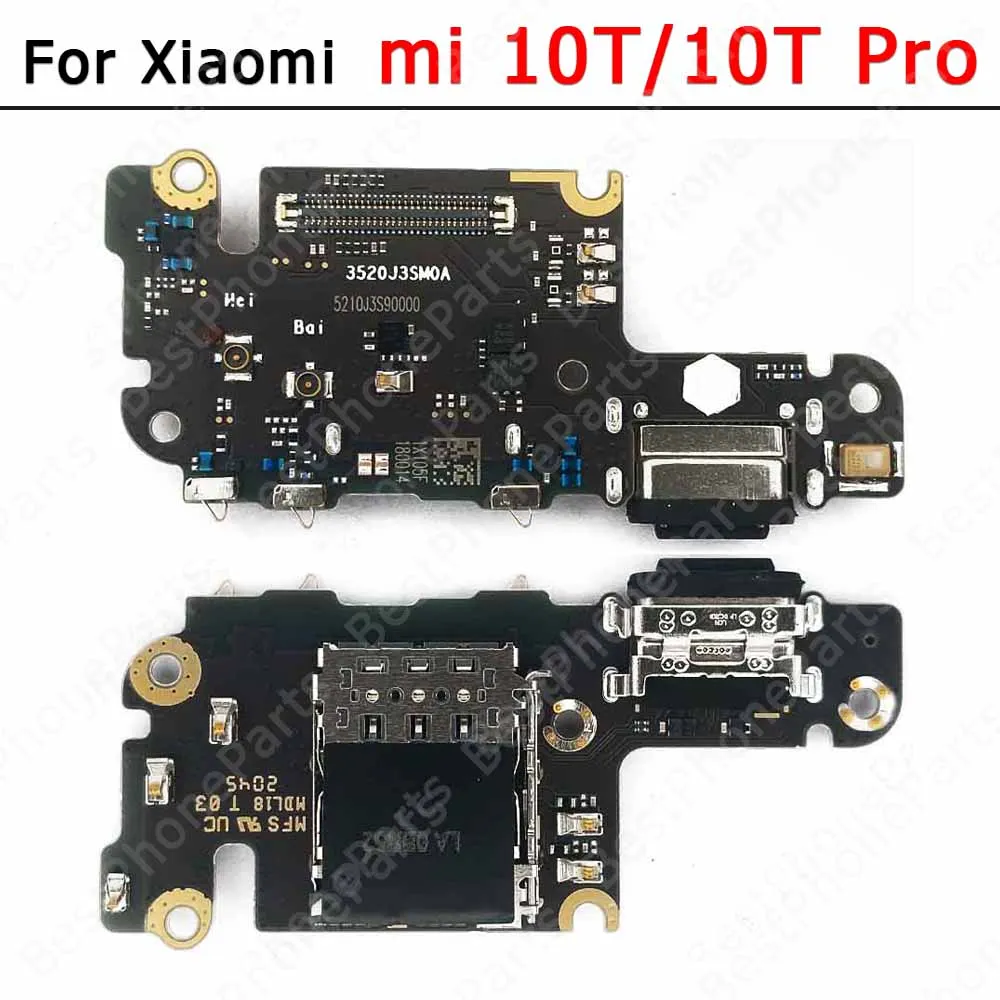 Charge Board For Xiaomi Mi 10T Pro 10 9T 9 SE 8 Lite 6 5 5S Plus Charging Port Usb Connector Pcb Dock Plate Spare Parts